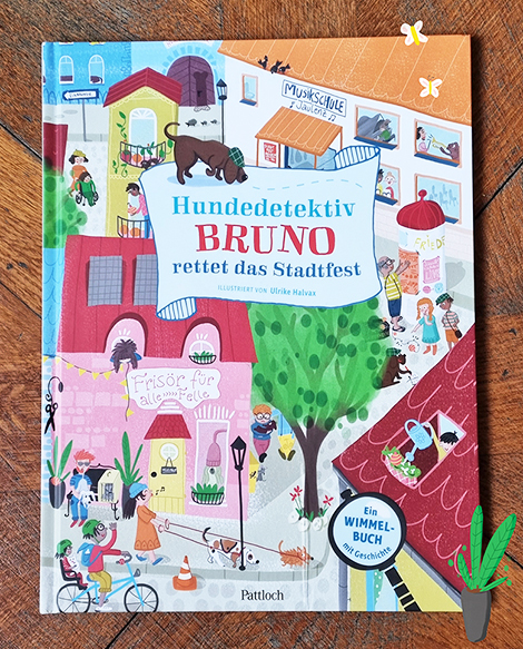 Illustrationen für Hundewimmelbuch