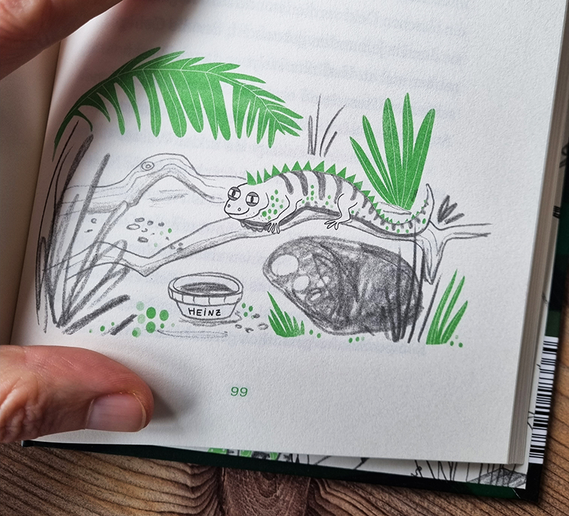 Illustration_analog_Kinderbuch_marthamischa_echse_terrarium_halvax